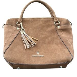 Nanette Lepore Clarissia  Satchel Fuax Fur Bag